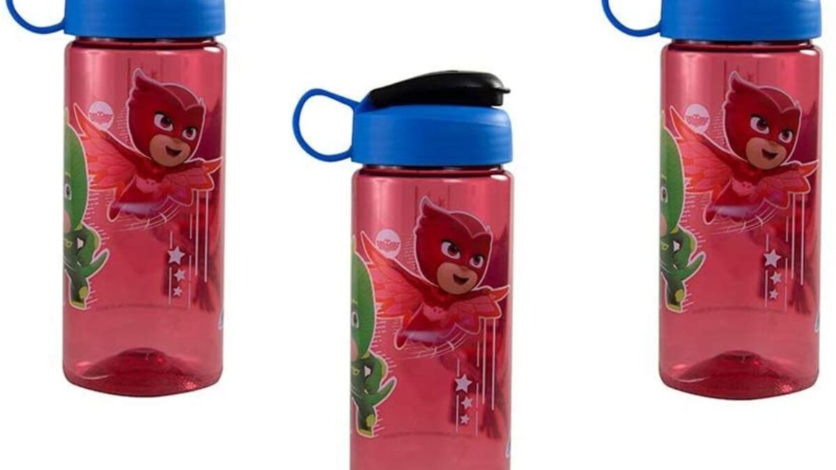 Zak Designs 3-Pack PJ Masks 16.5oz Kids Sullivan Sports Water Bottle, BPA-Free 