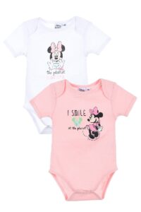 Set 2 body pentru bebelusi-fete Minnie Disney