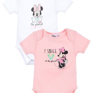 Set 2 bodys für babys-mädchen Minnie Disney