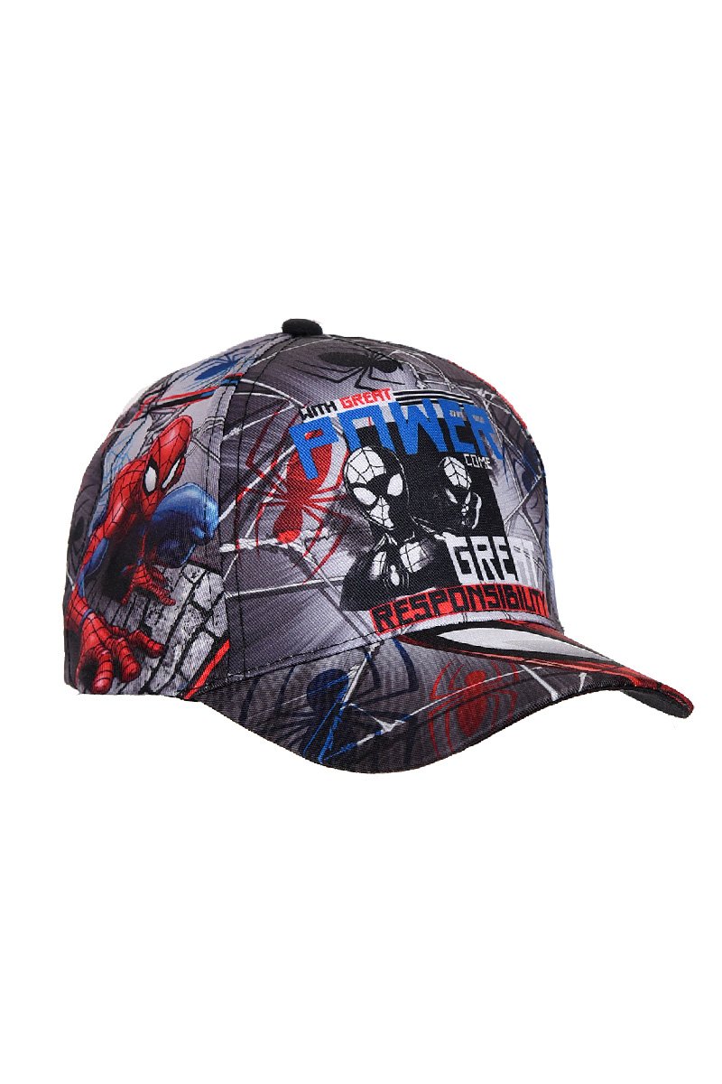 Gorra de Béisbol Con Diseño De Spiderman de Marvel Para Niños