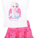 Disney Frozen II Baumwoll-T-Shirt mit Rock für Mädchen ET1238