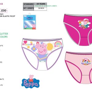 Set 3 calzoncillos Peppa Pig - 1