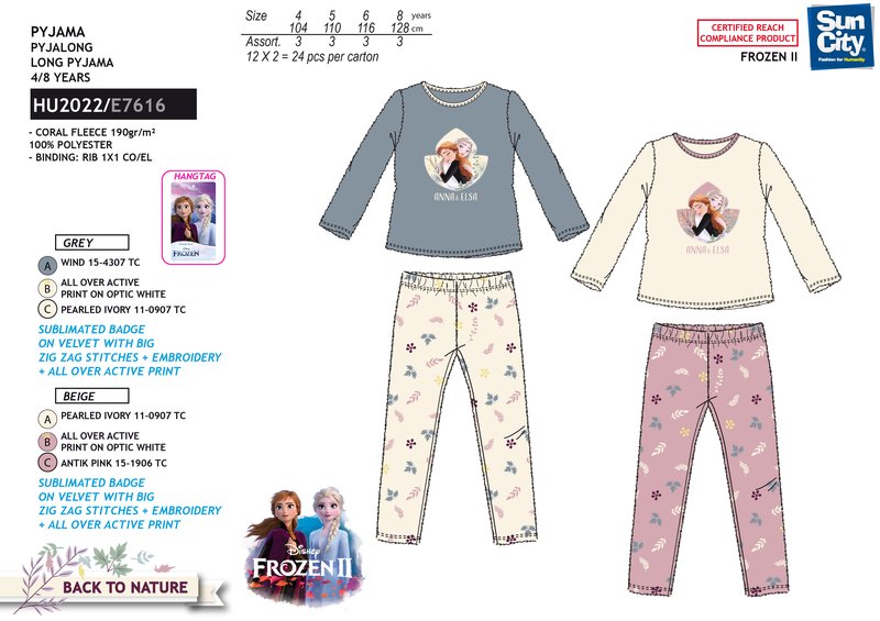 Innecesario camarera Inevitable Ryfi Pijama Polar Niña Frozen HU2022 - Ryfi Online Store