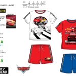 Conjunto camiseta pantalones Cars
