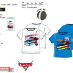 T-shirt manica corta Cars per bambini EV1066