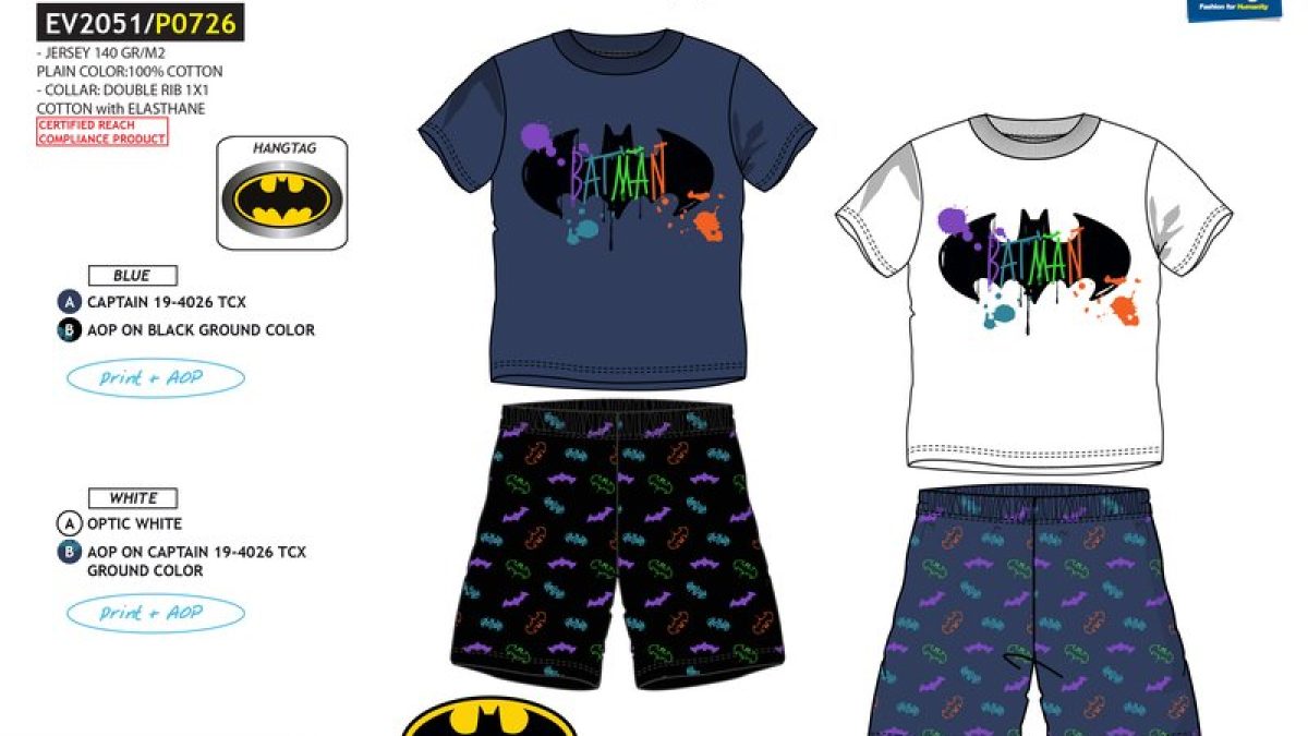 Pigiama clearance bambino batman