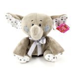 Plush Elephant Gray 8"